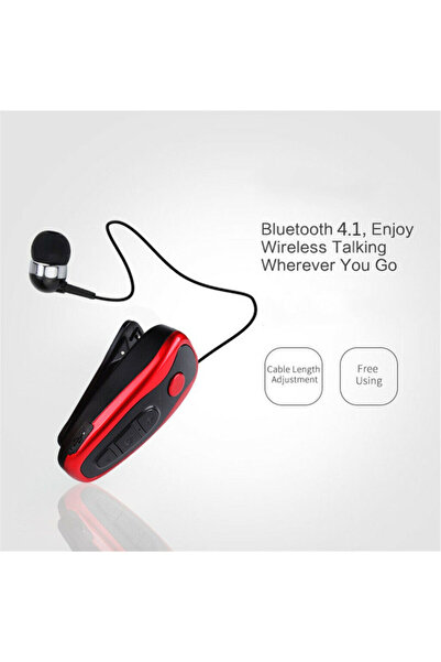 Zen Store Red Wireless Bluetooth Headset Mini Earphone w/ Mic Driving Earpiece Hands-free Call