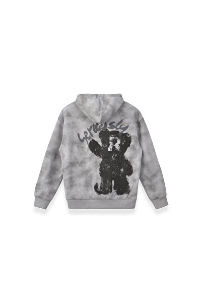 ONE Men’s Tie-Dye Graphic Hoodie Sweatshirt with Front Pocket – Casual Pullover Streetwear