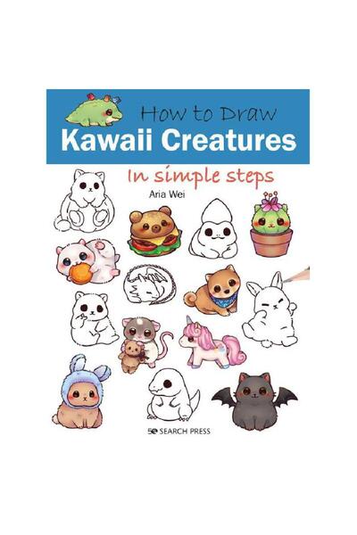 Search Press كيفية رسم مخلوقات كاواي بخطوات بسيطة