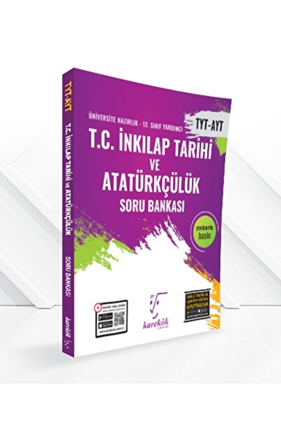 Karekök Yayınları 2025-2026 MÜFREDATVERİTYT-AYT T.C.İNKILAP TARİHİ ve ATATÜRK...