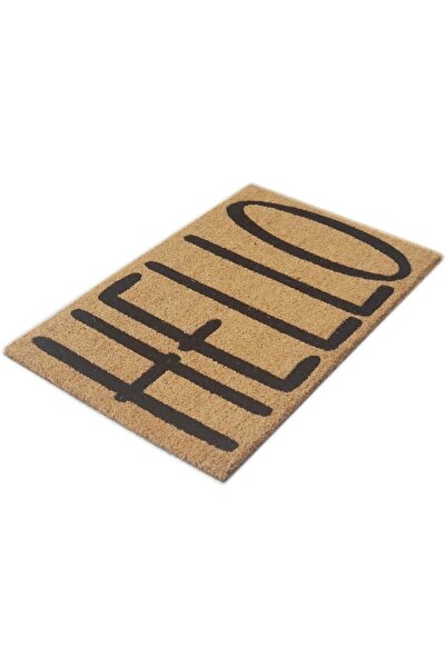 ORCHID HELLO PRINTED DOOR MAT 40X60 CM