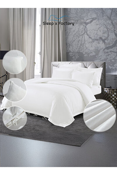 Sleep x Factory Rest Dose Hotel Comforter Set – 7 Pieces – Soft Touch – Duvet 260x240 cm – Fitted Sheet 200x200 cm