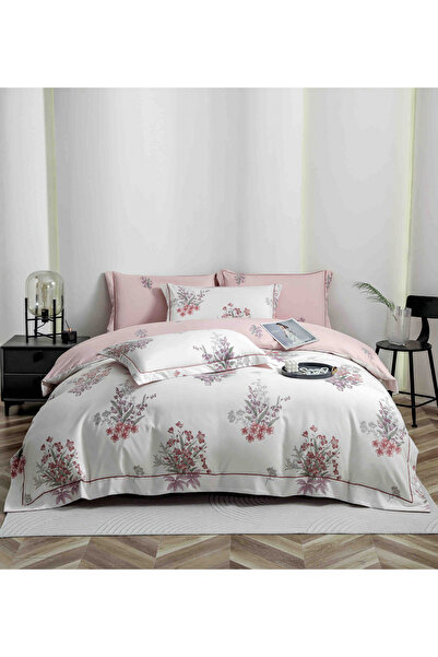 FIONNA.RO Lenjerie Din Bumbac Tip Finet PREMIUM Luxury Cu Elastic - Flori De ...