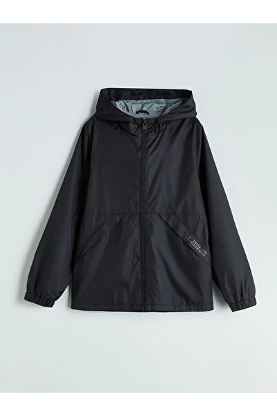LC Waikiki Lcw Kidsgray Hooded Boys' Raincoat