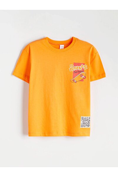 LC Waikiki Tricou pentru băiat cu imprimeu Legend Monkey sezon nou - S5OJ25Z1