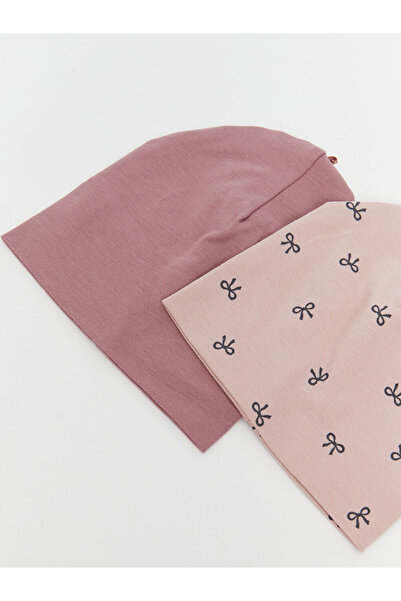 LC Waikiki Sparkling Selections from Shining Store |   Printed Baby Girl Beret Set of 2