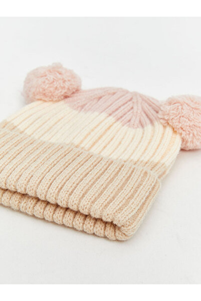 LC Waikiki Sparkling Choices from Shining Store |   Baby Girl Beanie with Ear Detail