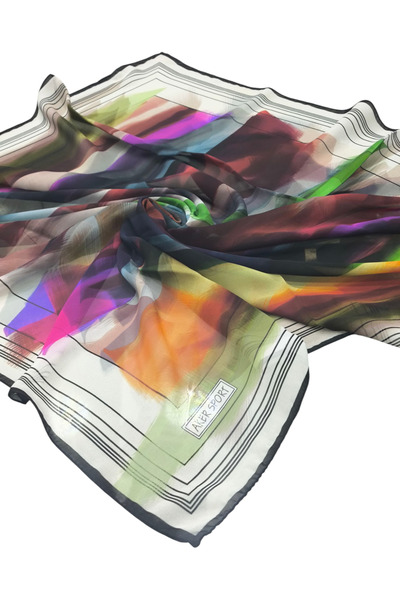 PİRAMİT وشاح صيفي من الشيفون من أنجل 7919816-912