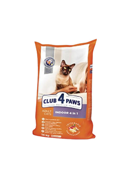 Club4Paws CAT ADULT INDO0R 4 in 1 PUI