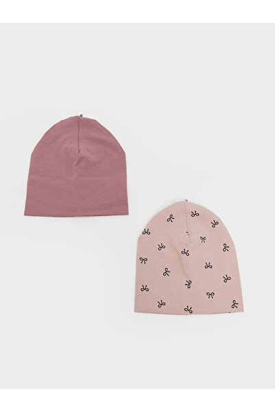 LC Waikiki Sparkling Selections from Shining Store |   Printed Baby Girl Beret Set of 2