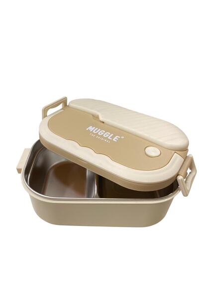 tüftürük Muggle Steel Lunch Box Cutlery Set Vacuum Lid Inner Container Steel High Quality 304 Steel