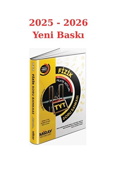 Miray Yayınları Miray Tyt Fizik Soru Bankası 2025/26 Yeni Baskı