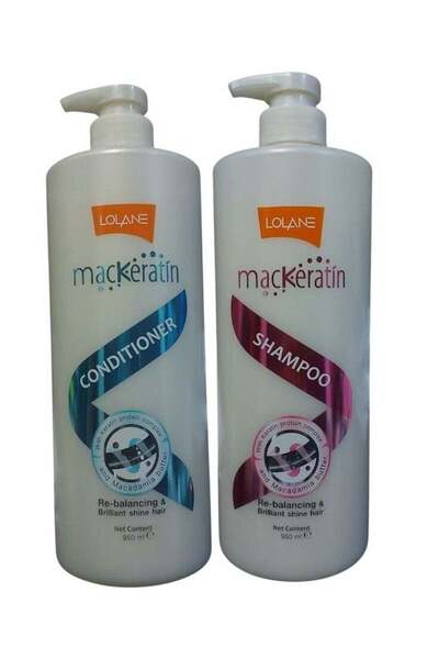 Lolane MacKeratin Shampoo & Conditioner Set with Protein And Keratin (950*2ml)