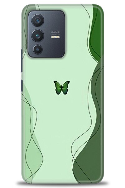 Rulet Aksesuar حافظة سيليكون متوافقة مع هاتف Vivo V23 5G HD مطبوع + واقي شاشة...