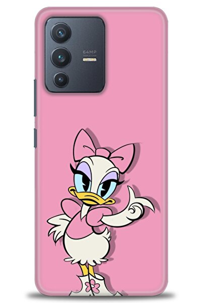 Rulet Aksesuar حافظة سيليكون متوافقة مع هاتف Vivo V23 5G HD مطبوع + واقي شاشة...