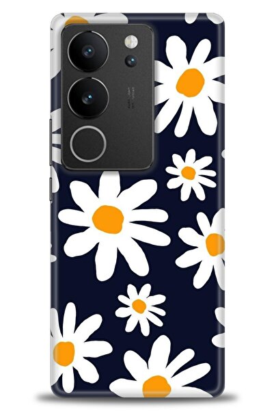 Rulet Aksesuar حافظة سيليكون متوافقة مع هاتف Vivo V29 5G HD مطبوع + واقي شاشة...