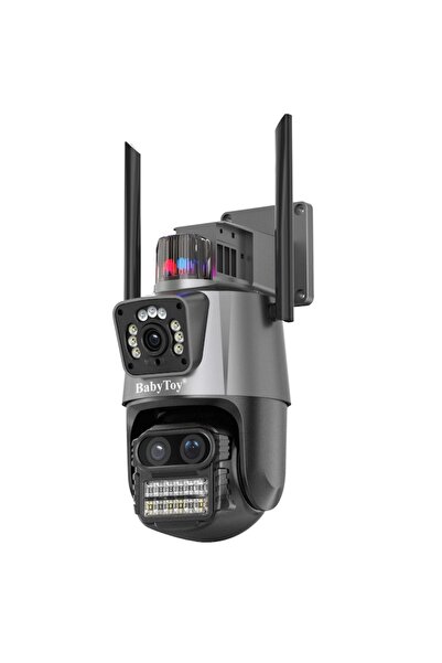 BabyToy Camera de supraveghere IP WIFI C3, 12MP, Zoom 8X, Exterior/Interior Rotativa, Ultra-Wide, Pi