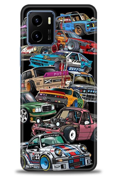 Rulet Aksesuar Vivo Y15S Compatible Hd Printed Silicone Case + Ceramic Screen...