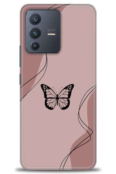 Rulet Aksesuar حافظة سيليكون متوافقة مع هاتف Vivo V23 5G HD مطبوع + واقي شاشة...