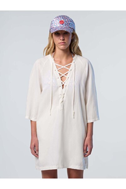 North Sails V Yaka Bağlamalı Kaftan Elbise