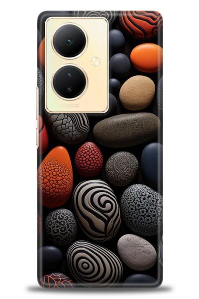 Rulet Aksesuar حافظة سيليكون متوافقة مع هاتف Vivo V29 Lite 5G HD مطبوع + واقي...