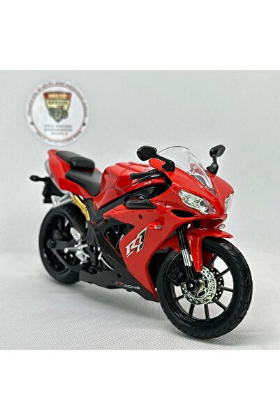Alloy Models Yamaha YZF-R1 Kırmızı 1:12 Alloy Diecast Maket Motor – Metal Model Motosiklet