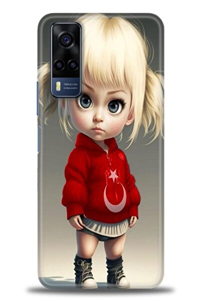 Rulet Aksesuar Vivo Y53S Compatible Hd Printed Silicone Case + Ceramic Screen...