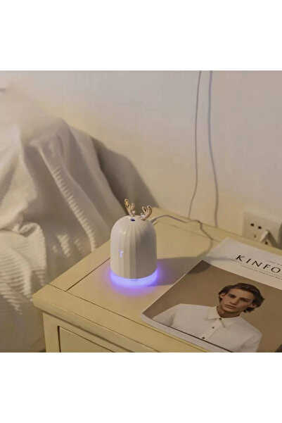 İSP Umidificator aer cu difuzor de aromaterapie "Likesmart 6365", 220 ml, iluminare in 8 culori, far