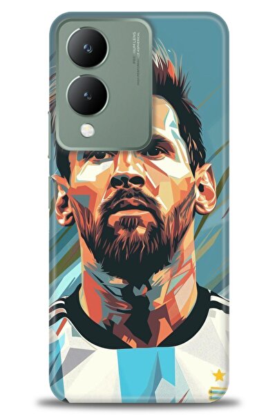 Rulet Aksesuar Vivo Y17S Compatible Hd Printed Silicone Case + Ceramic Screen...