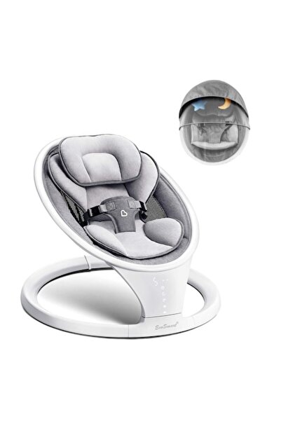EvoSmart Electric Swing EvoSmart™ SW, Multifunctional Baby Swing with Adjustable Roof and Mosquito Net, Blu