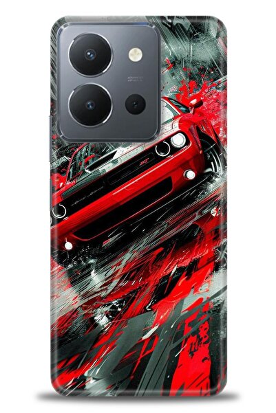 Rulet Aksesuar Vivo Y36 Compatible Hd Printed Silicone Case + Ceramic Screen ...