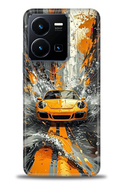 Rulet Aksesuar Vivo Y35 Compatible Hd Printed Silicone Case + Ceramic Screen ...