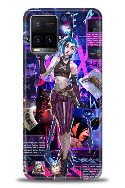 Rulet Aksesuar Vivo Y33S Compatible Hd Printed Silicone Case + Ceramic Screen...