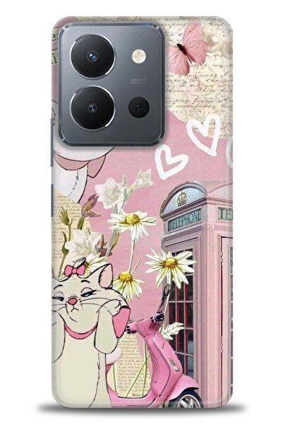 Rulet Aksesuar Vivo Y36 Compatible Hd Printed Silicone Case + Ceramic Screen ...