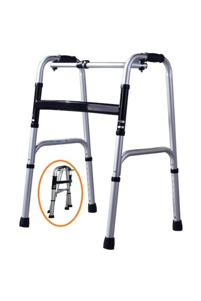 EvoSmart Folding Walker EvoSmart™ W01, Adjustable Height, Reciprocal Function, Anti-Slip, Quick One-Button