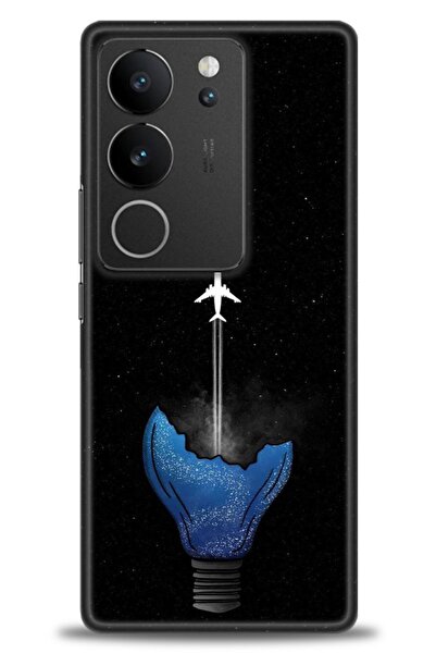 Rulet Aksesuar حافظة سيليكون متوافقة مع هاتف Vivo V29 5G HD مطبوع + واقي شاشة...