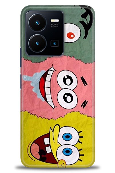 Rulet Aksesuar Vivo Y22S Compatible Hd Printed Silicone Case + Ceramic Screen...