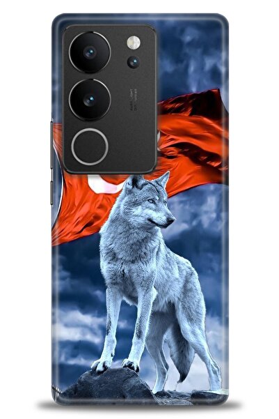 Rulet Aksesuar حافظة سيليكون متوافقة مع هاتف Vivo V29 5G HD مطبوع + واقي شاشة...