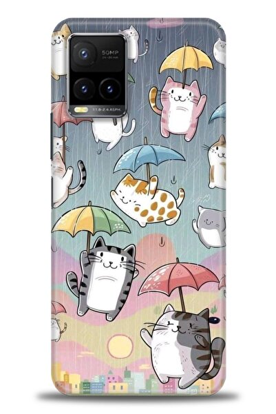 Rulet Aksesuar Vivo Y33S Compatible Hd Printed Silicone Case + Ceramic Screen...