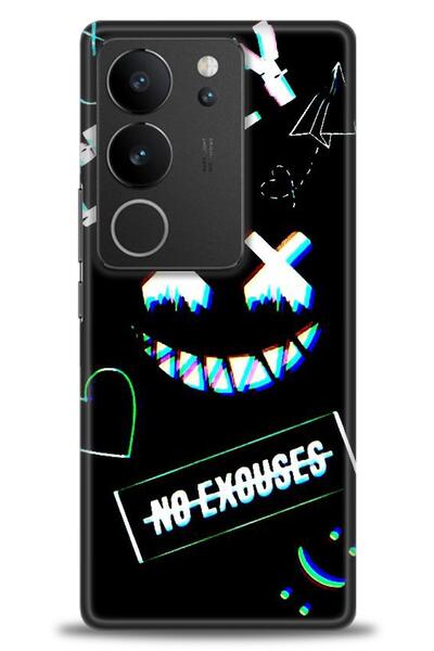 Rulet Aksesuar غطاء حماية من السيليكون متوافق مع هاتف Vivo V29 5G HD مطبوع + ...