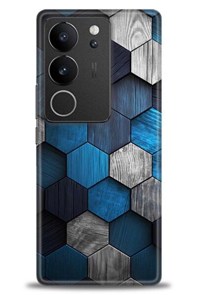 Rulet Aksesuar Vivo V29 5g Compatible Hd Printed Silicone Case + Ceramic Scre...