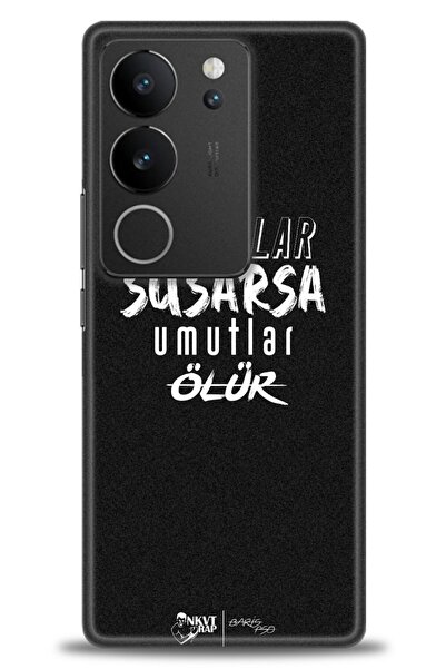 Rulet Aksesuar حافظة سيليكون متوافقة مع هاتف Vivo V29 5G HD مطبوع + واقي شاشة...