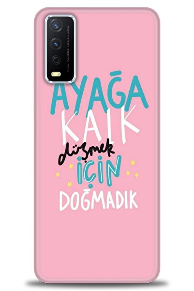 Rulet Aksesuar Vivo Y20 Compatible Hd Printed Silicone Case + Ceramic Screen ...