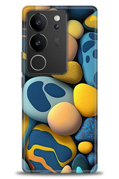 Rulet Aksesuar Vivo V29 5g Compatible Hd Printed Silicone Case + Ceramic Scre...