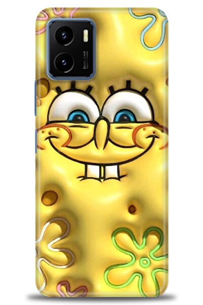 Rulet Aksesuar جراب سيليكون متوافق مع هاتف Vivo Y15S HD مطبوع + واقي شاشة سير...