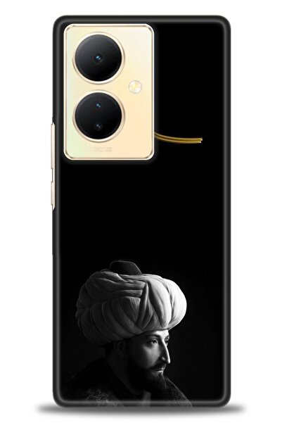 Rulet Aksesuar حافظة سيليكون متوافقة مع هاتف Vivo V29 Lite 5G HD مطبوع + واقي...