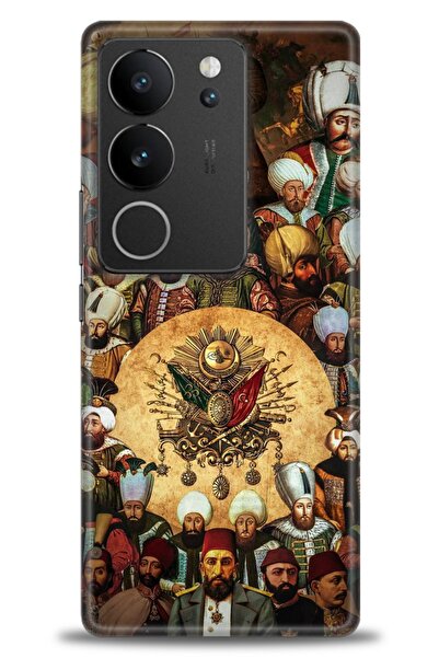 Rulet Aksesuar Vivo V29 5g Compatible Hd Printed Silicone Case + Ceramic Scre...