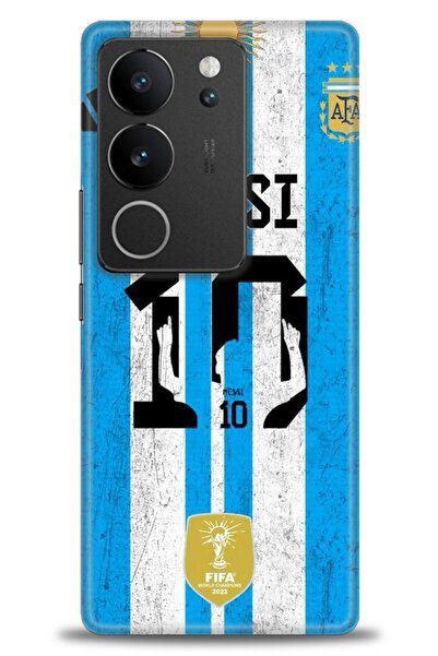 Rulet Aksesuar حافظة سيليكون متوافقة مع هاتف Vivo V29 5G HD مطبوع + واقي شاشة...