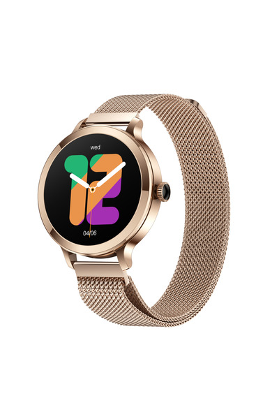 LikeSmart ISP BijouFiT SmartWatch, 1.106" AMOLED, Bluetooth Call, SpO2 Oximeter, R Monitoring