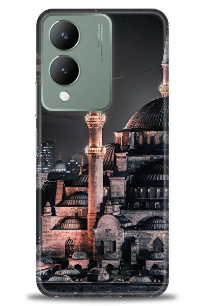 Rulet Aksesuar Vivo Y17S Compatible Hd Printed Silicone Case + Ceramic Screen...